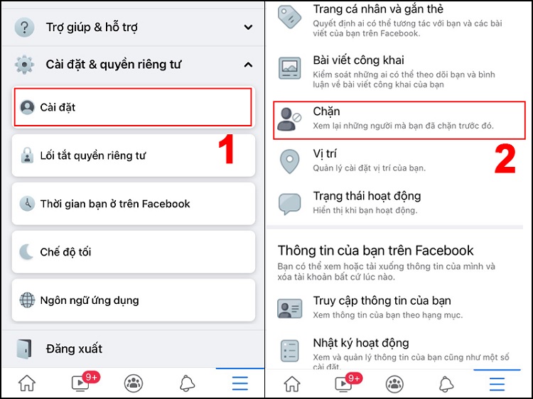 C&aacute;ch block facebook nhanh nhất