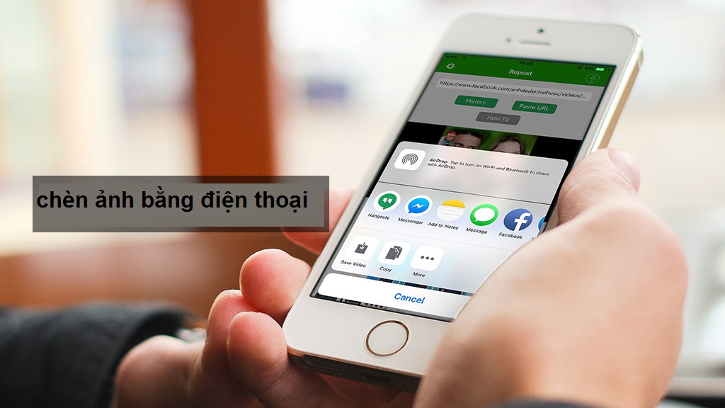 C&aacute;ch ch&egrave;n ảnh v&agrave;o Word tr&ecirc;n điện thoại
