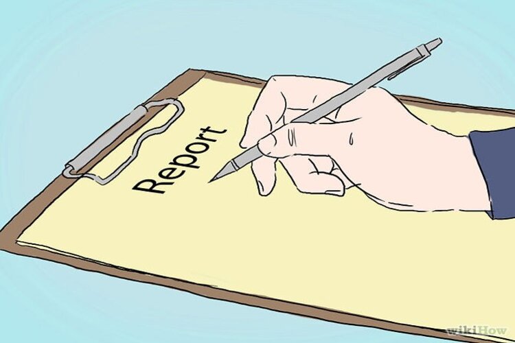 Viết b&aacute;o c&aacute;o Write report