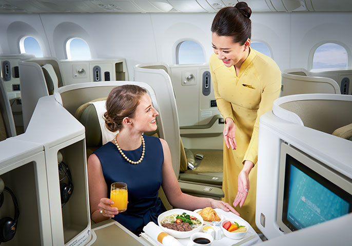 Tiêu chuẩn của tiếp viên hàng không Vietnam Airlines