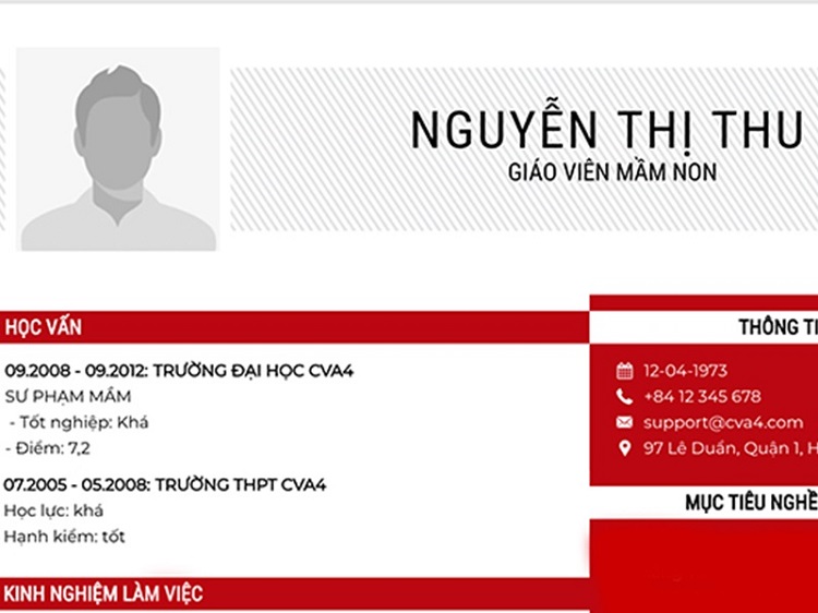 CV của bạn