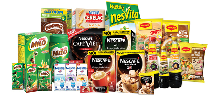 C&aacute;c sản phẩm của Nestle tại Việt Nam