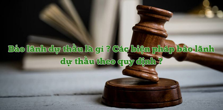 Bảo lãnh dự thầu là gì? Quy định của pháp luật về bảo lãnh dự thầu