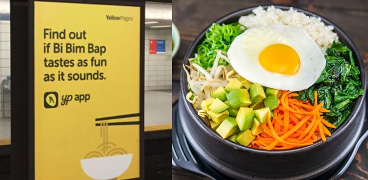 Chiến dịch Yellow Pages đổi cơm trộn th&agrave;nh m&igrave;