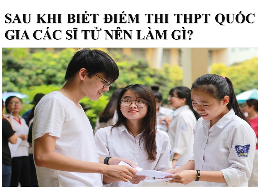 Sau khi biết điểm thi THPT quốc gia 2021 các sĩ tử nên làm gì?