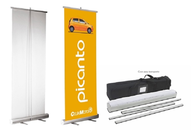 Standee cuốn nhôm