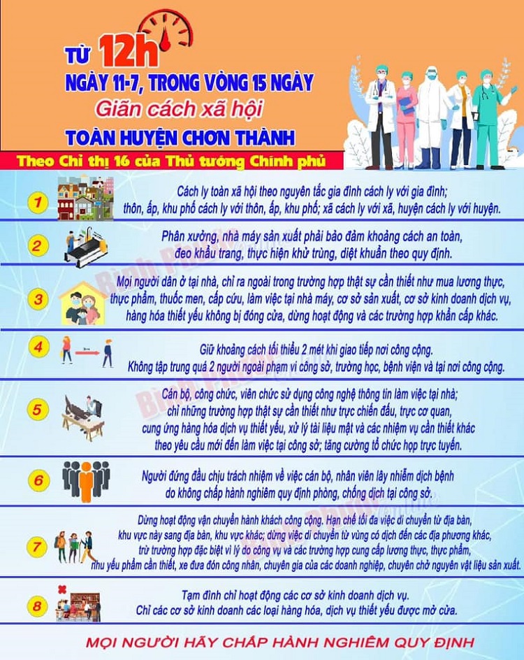Gi&atilde;n c&aacute;ch x&atilde; hội theo chỉ thị 16 l&agrave; g&igrave;?