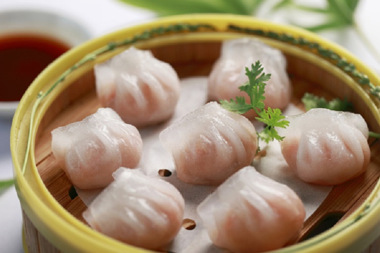 Há cảo tôm hấp
