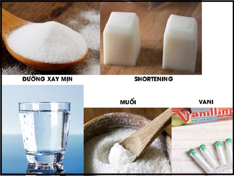 Chuẩn bị nguy&ecirc;n liệu&nbsp;c&aacute;ch l&agrave;m shortening