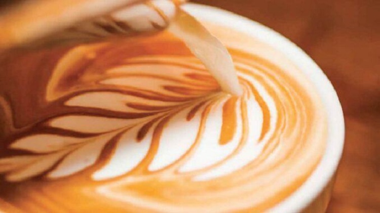 Mẫu latte art h&igrave;nh rosetta&nbsp;