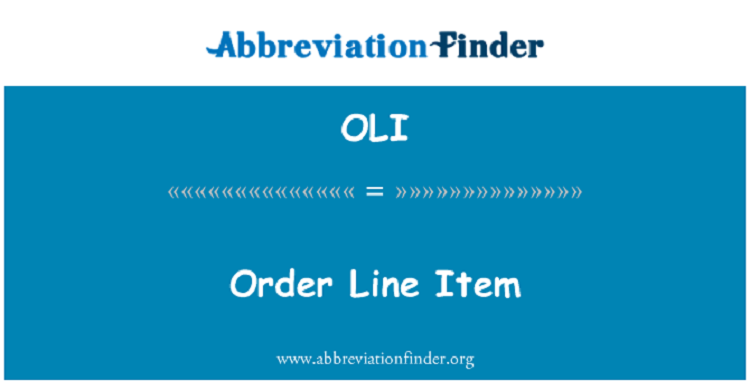 Order item