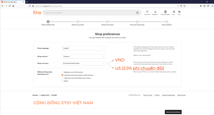 2 lưu &yacute; khi thanh to&aacute;n Etsy