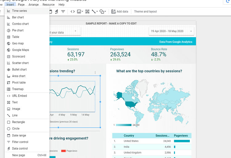 Google Data Studio l&agrave; g&igrave;? Hướng dẫn sử dụng Google Data Studio cho người mới bắt đầu