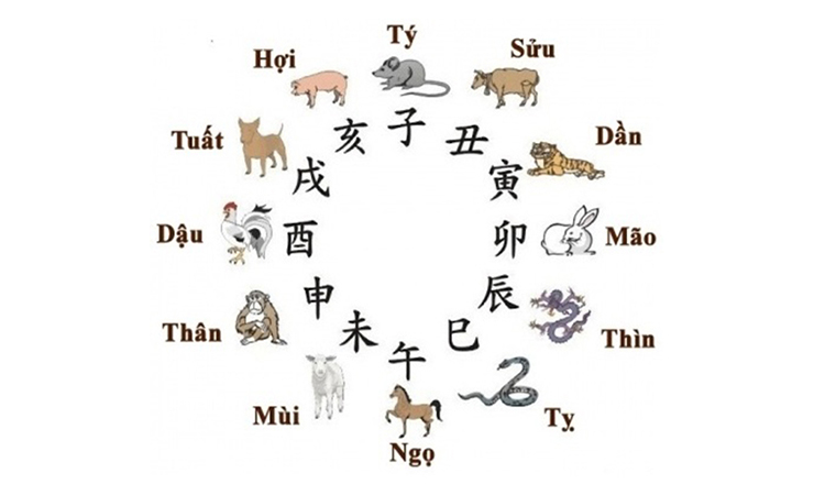 Định nghĩa về 12 con gi&aacute;p