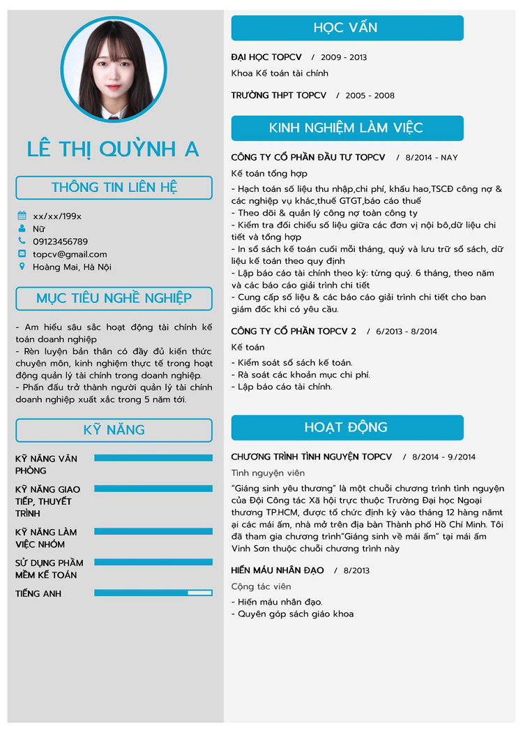 CV xin việc