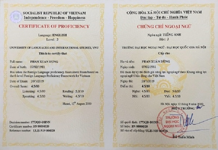 Nhất qu&aacute;n trong quản l&yacute; v&agrave; cấp bằng