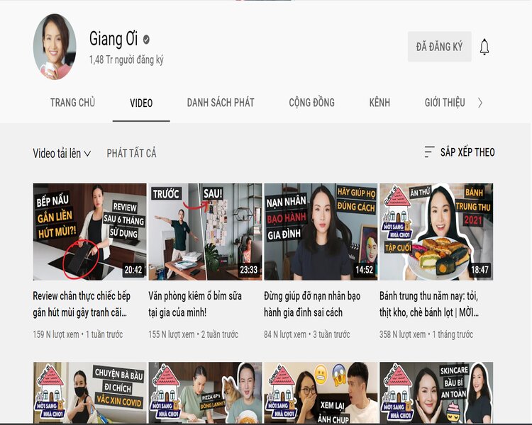 Giang Ơi l&agrave; một trong những k&ecirc;nh Youtube về ph&aacute;t triển bản th&acirc;n bạn kh&ocirc;ng n&ecirc;n bỏ lỡ