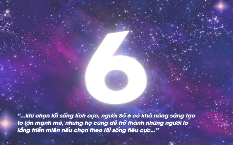 &Yacute; nghĩa thần số học số 6 trong c&aacute;c chỉ số