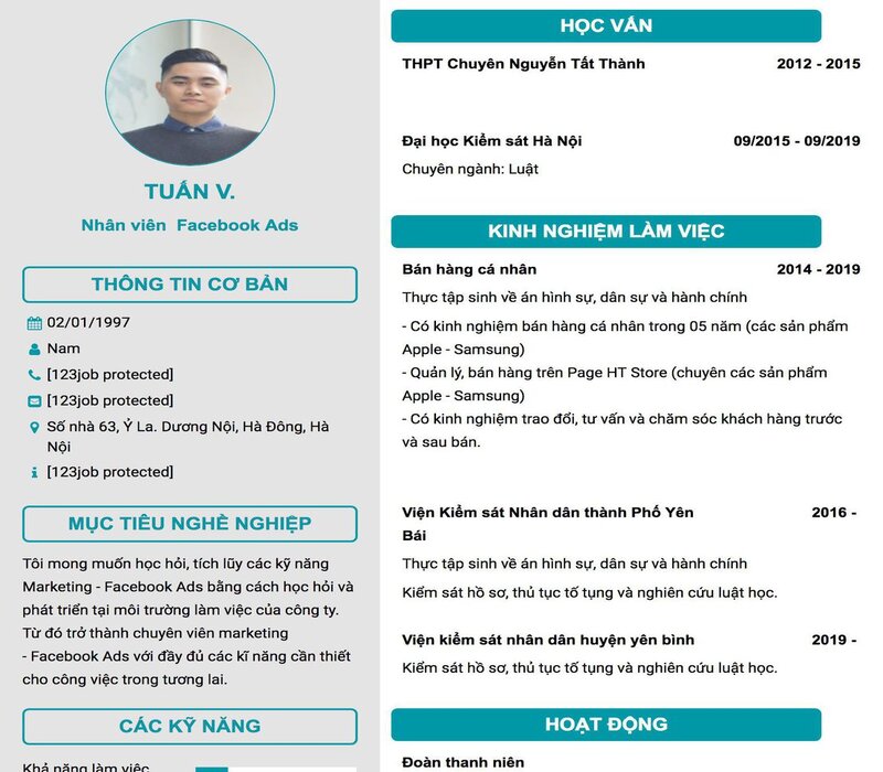 Hướng dẫn c&aacute;ch viết CV facebook ads