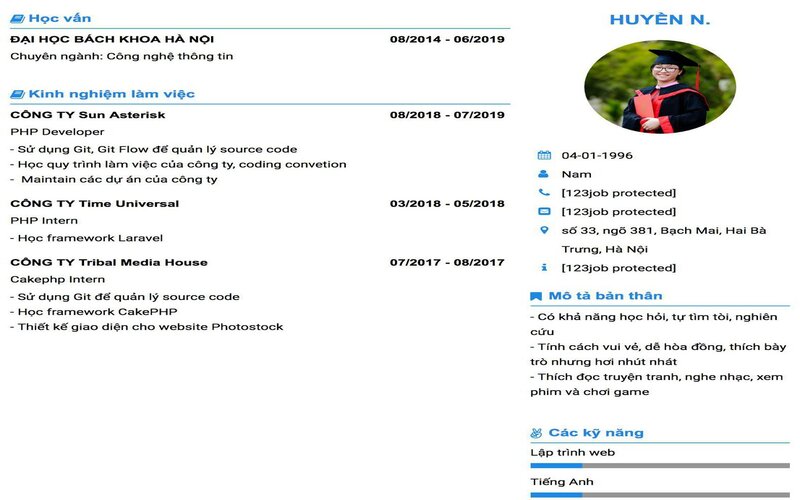 Cách viết mẫu CV PHP Developer cùng những lưu ý khi trình bày bạn cần nhớ