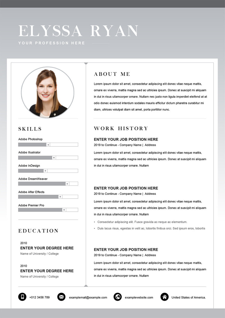 L&agrave;m CV bằng PowerPoint đơn giản