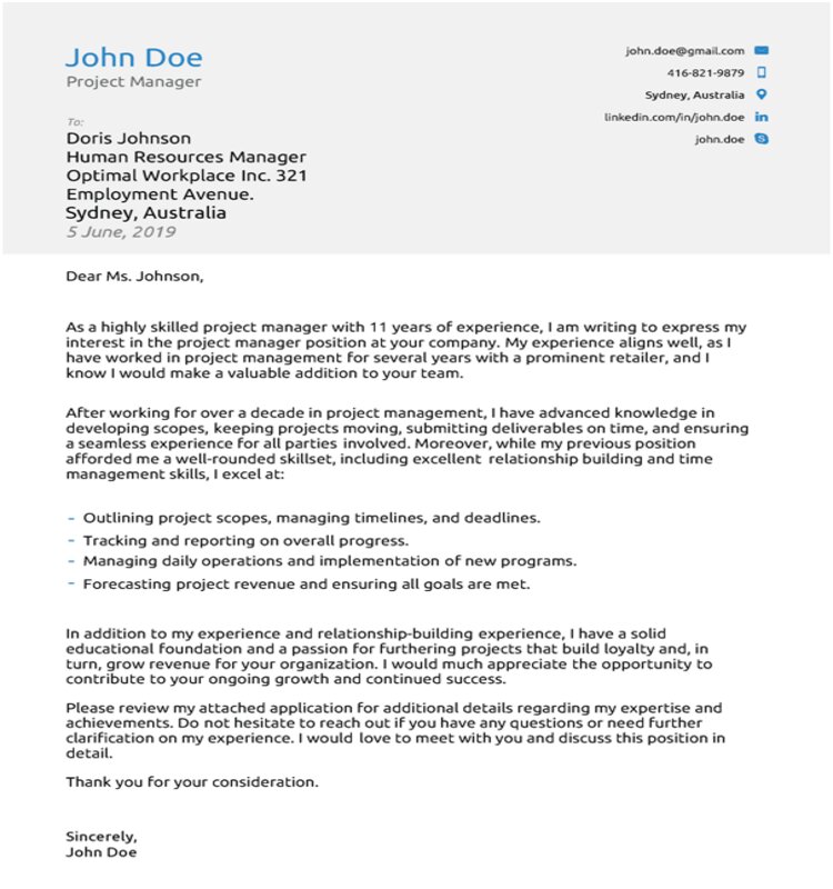 Những lưu &yacute; trong c&aacute;ch viết Cover Letter tiếng Anh