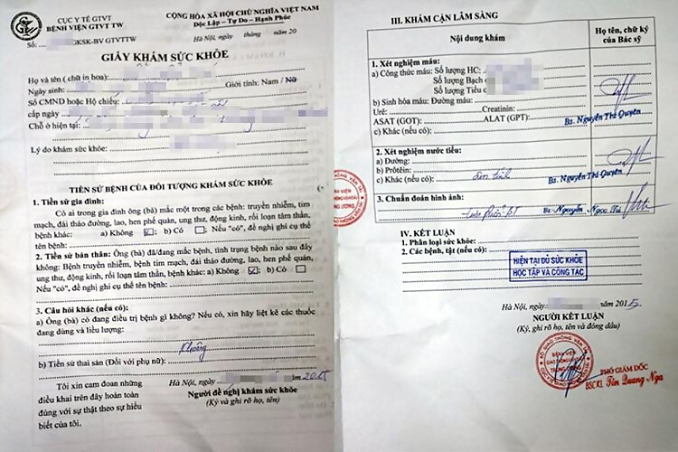 T&igrave;m hiểu về giấy kh&aacute;m sức khỏe xin việc l&agrave; g&igrave;