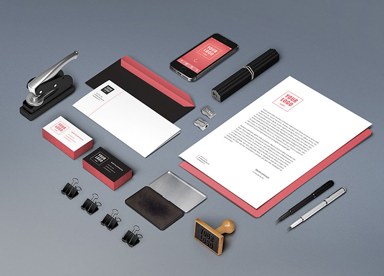 mockup bo van phong