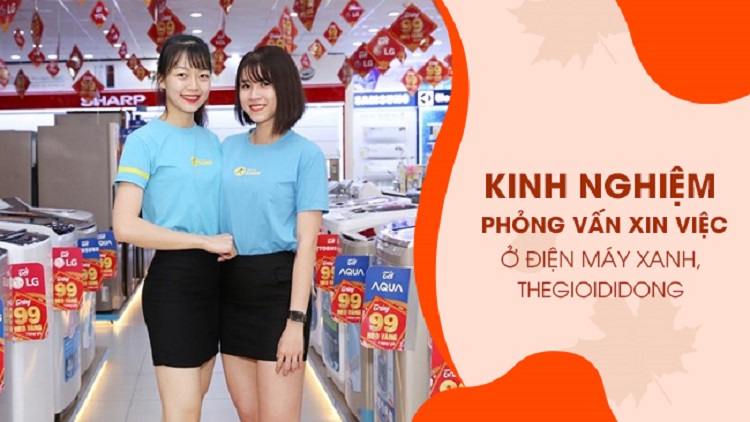 Kinh nghiệm phỏng vấn xin việc ở Điện M&aacute;y Xanh pass 100%