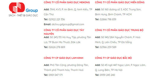 công ty cổ phần giáo dục mekong