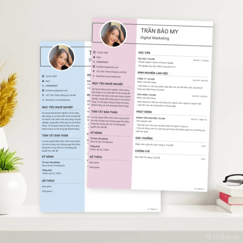 Mẫu CV Du học