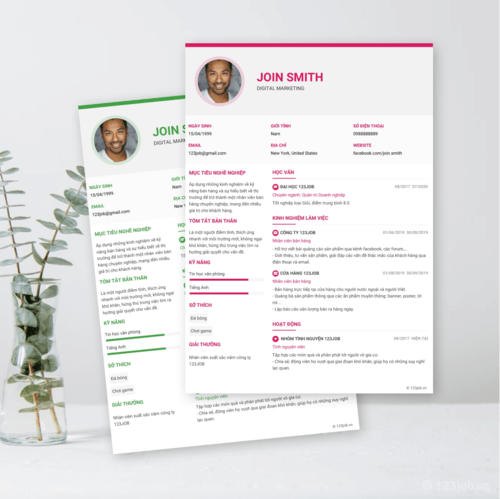 Mẫu CV Hiện đại