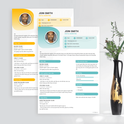 Mẫu CV Outstanding cực phẩm